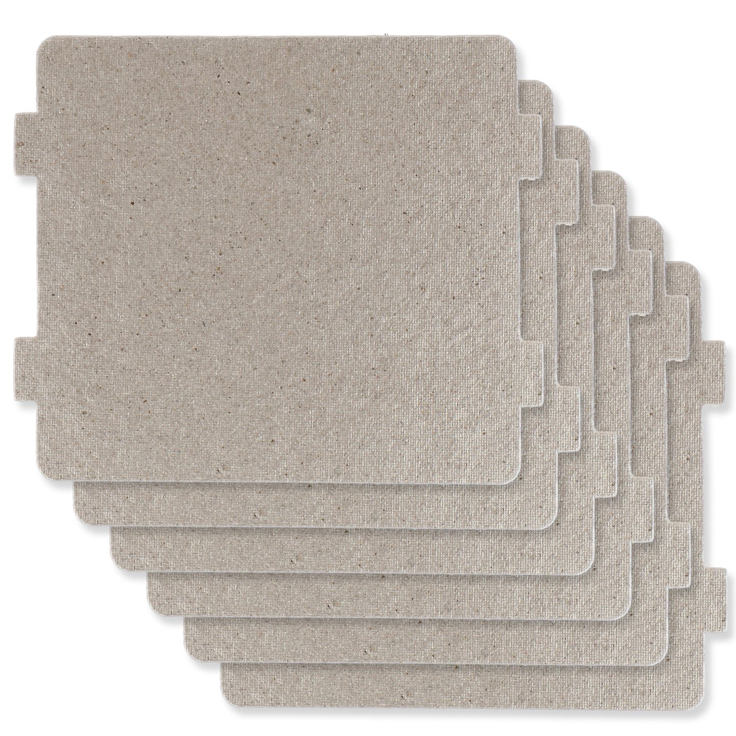 6pcs Microwave Waveguide Cover Mica Slice,Microwave Waveguide Cover,Universal Microwave Trim Kit for Kitchen Microwave Oven(4.67 X 3.9inch)
