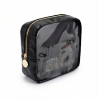Mini Clear Makeup Bags with Zipper | TSA Approved Small Clear Toiletry Bag for Hassle-Free Security | Multi-Use Transparent Pouch for Cosmetics & Toiletries | for Travel & Daily Use