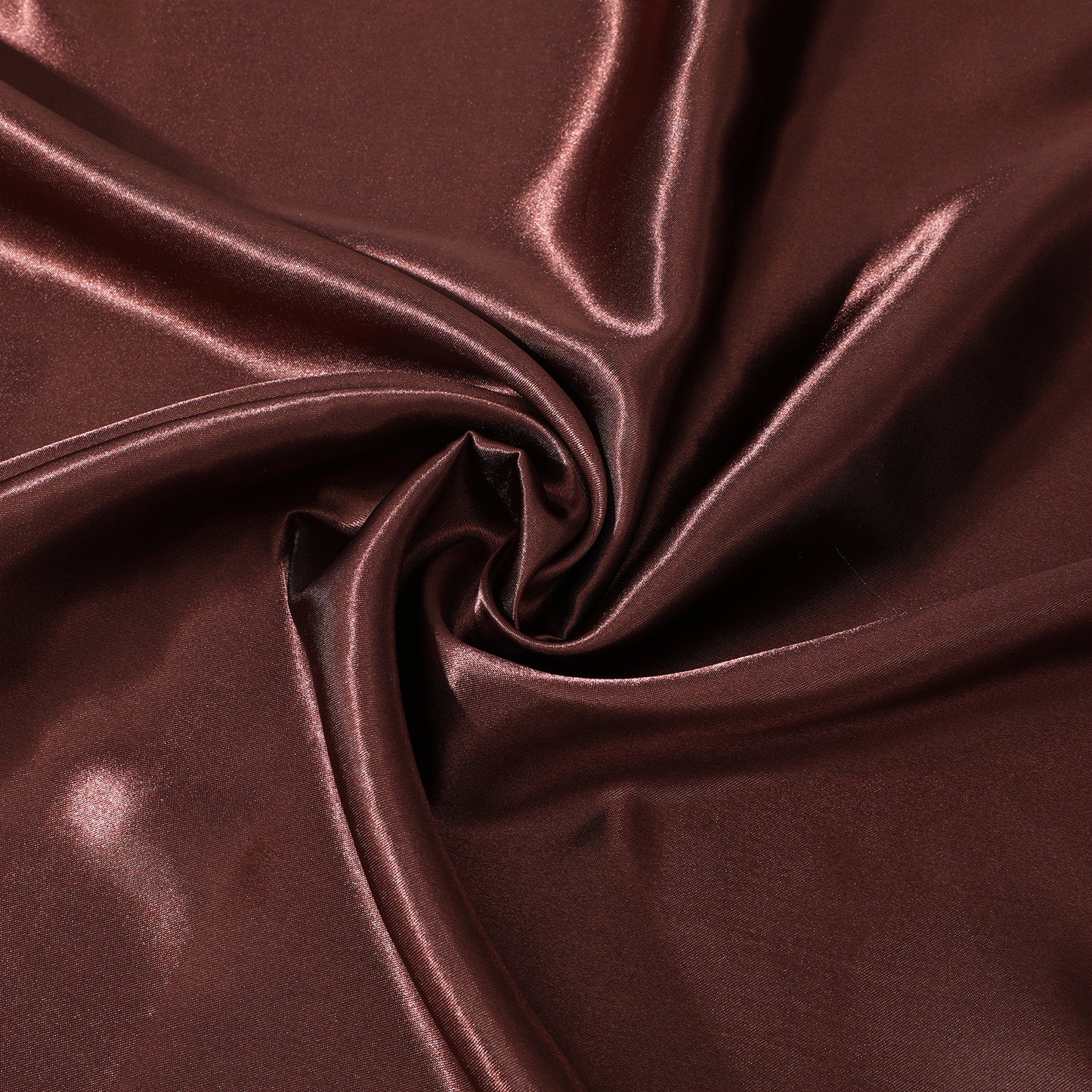 Satin Fabric by The Yard, 60 Inch Wide Black Satins Fabric Shiny & Silky Lining Fabrics Satin Cloth Fabrics for Wedding Dress, Clothing Making, DIY Crafts, Table Cover, Sewing(Brown)