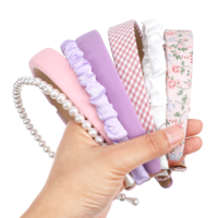 7 Pack Fashion Headbands for Women,Non Slip Flower Headband Cute Pearl Headband Fashion Headbands for Girls,Vintage Wide Headband Solid Headbands Set