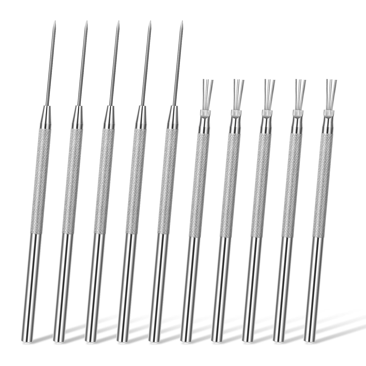 10 Pcs Clay Needle Tools, Wire Feather Texture Tool, Sculpting Ceramics Pottery Carving Tools for Model Clay Supplies, Air Dry Clays Tool for Dotting Sewing Modeling Carving