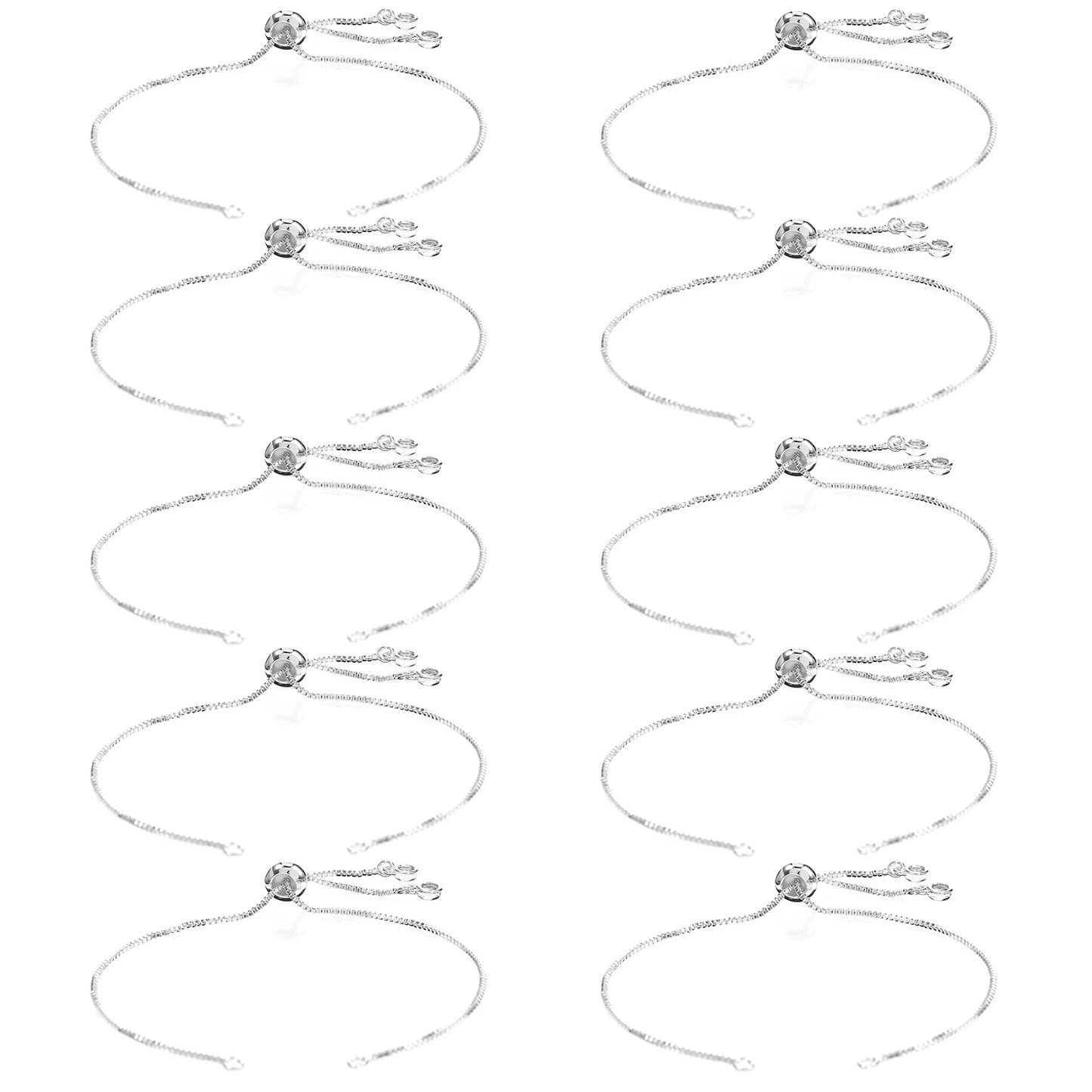 10pcs Adjustable Jewelry Making Chain