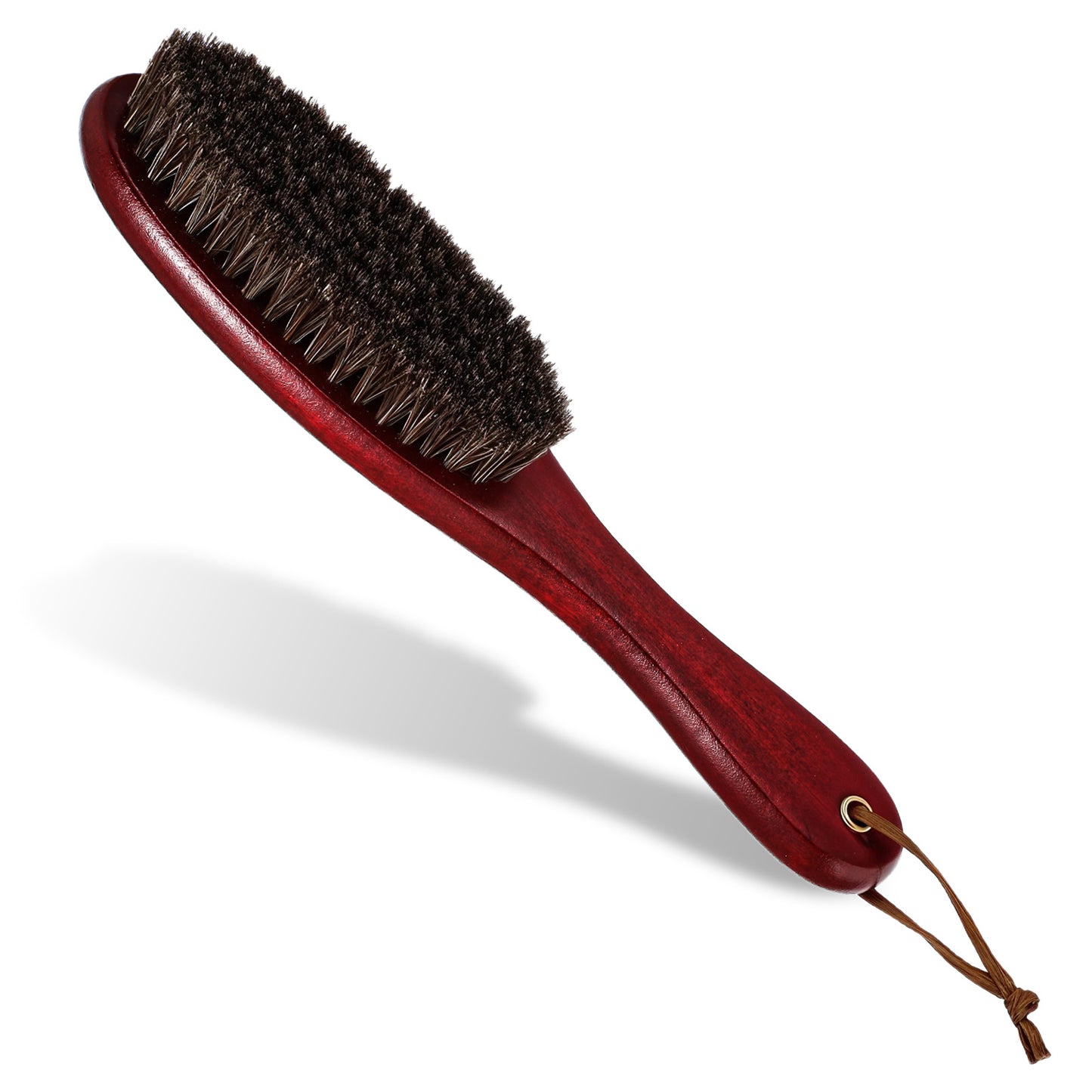 Horse clothes brush garment brush - lint brushes for clothes Jackets Hats Upholstery - Solid Beech Wood Handle Multi-Surface Cleaner