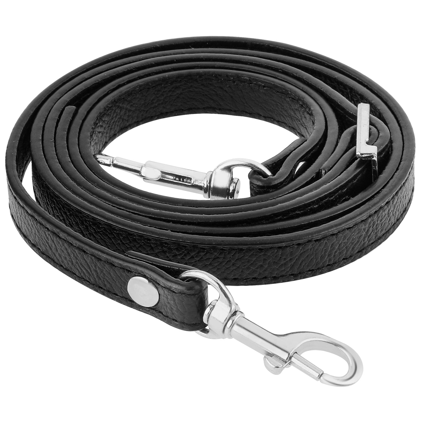 Leather Shoulder Strap Replacement,105cm-120cm Adjustable Leather Bag Strap,Bag Straps for Crossbody Handbags with Metal Swivel Hooks