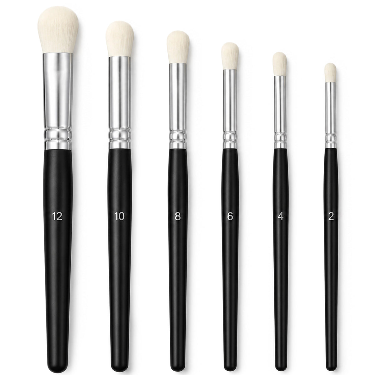 Dry Brush Miniature Brushes 6 Sizes Detail Paint Brushes