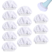 Tucnoeu 12 Pack Microfiber Cloths for Handheld Steam Cleaner, Reusable Washable Pads Compatible with Steam Shot, Wagner, PurSteam, Universal Accessories