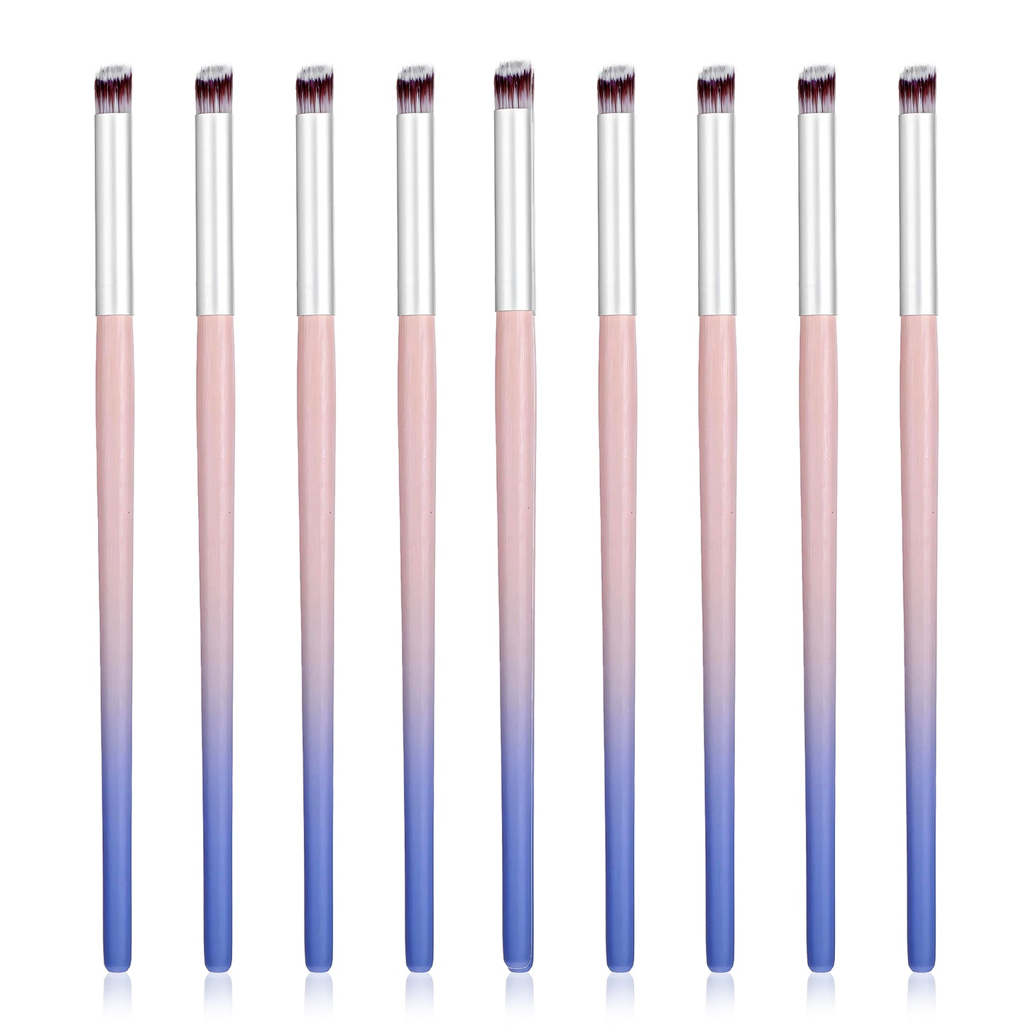 9pcs Ombre Nail Brush,Wood Nail Brush,Nail Brushes for Nail Art,Gel Nail Brushes,Nail Design Brushes for Nail Salon at Home DIY Nail Enthusiasts.
