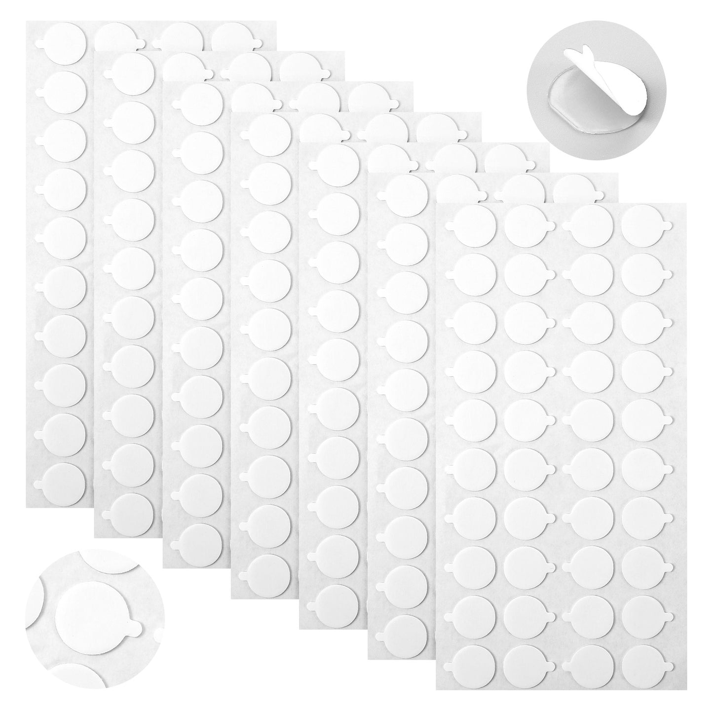 Neyauo 280 Pcs Double Sided Adhesive Dots, Removable Sticky Tack, Mounting Putty for Walls Non-Damaging Sticky Dots for Museum Crafts, Festival Party Decorations