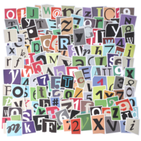 200Sheets/400PCS Letter Stickers for Scrapbooking, Waterproof Letters Stickers, 3.8x3.5cm Scrapbook Letter Sticker, for Water Bottles, Scrapbook Boards, Guitars, Computers, DIY Designs