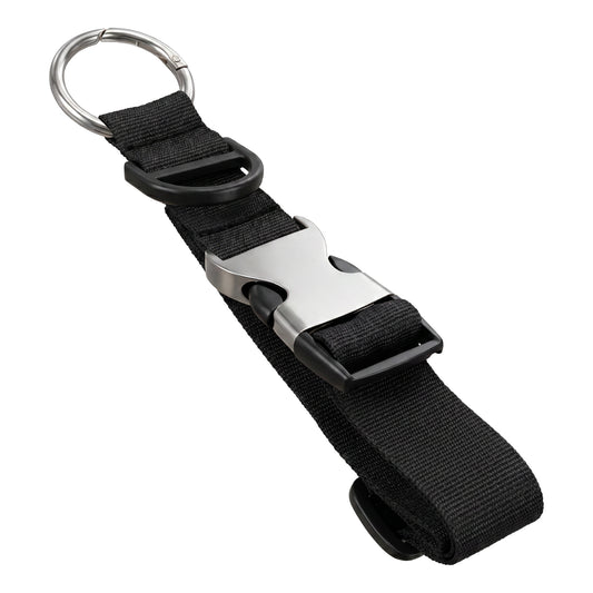 Add a Bag Luggage Strap Jacket Gripper Strap with Hook and D-Ring Baggage Suitcase Belts Travel Accessories Make Your Hands Free, Easy to Carry Your Extra Bags, Black