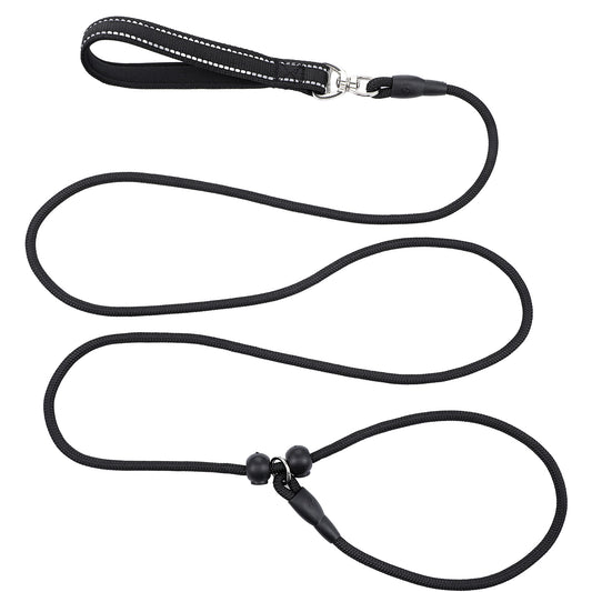 78 Inch Slip Lead Heavy Duty Dog Leash No Pull Training Leash Nylon Dog Slip Lead with Adjustable Loop for Small Medium Dogss