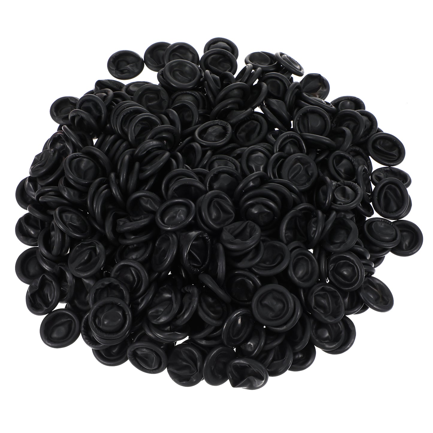 HekouJiub 400Pcs Latex Finger Cots Protective Finger Gloves Black Rubber Finger Covers Finger Cot Uniform Size Finger Protectors for Handicraft Production Office Electronic Maintenance Laboratory