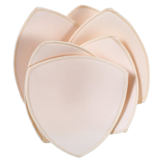 Yolev 3 Pairs Bra Pads Inserts Size:L Removable Sports Bra Inserts Bras Cups Insert Padding Replacement Triangle Breast Enhancers For Dresses Swimsuits Bikini Bathing Suit