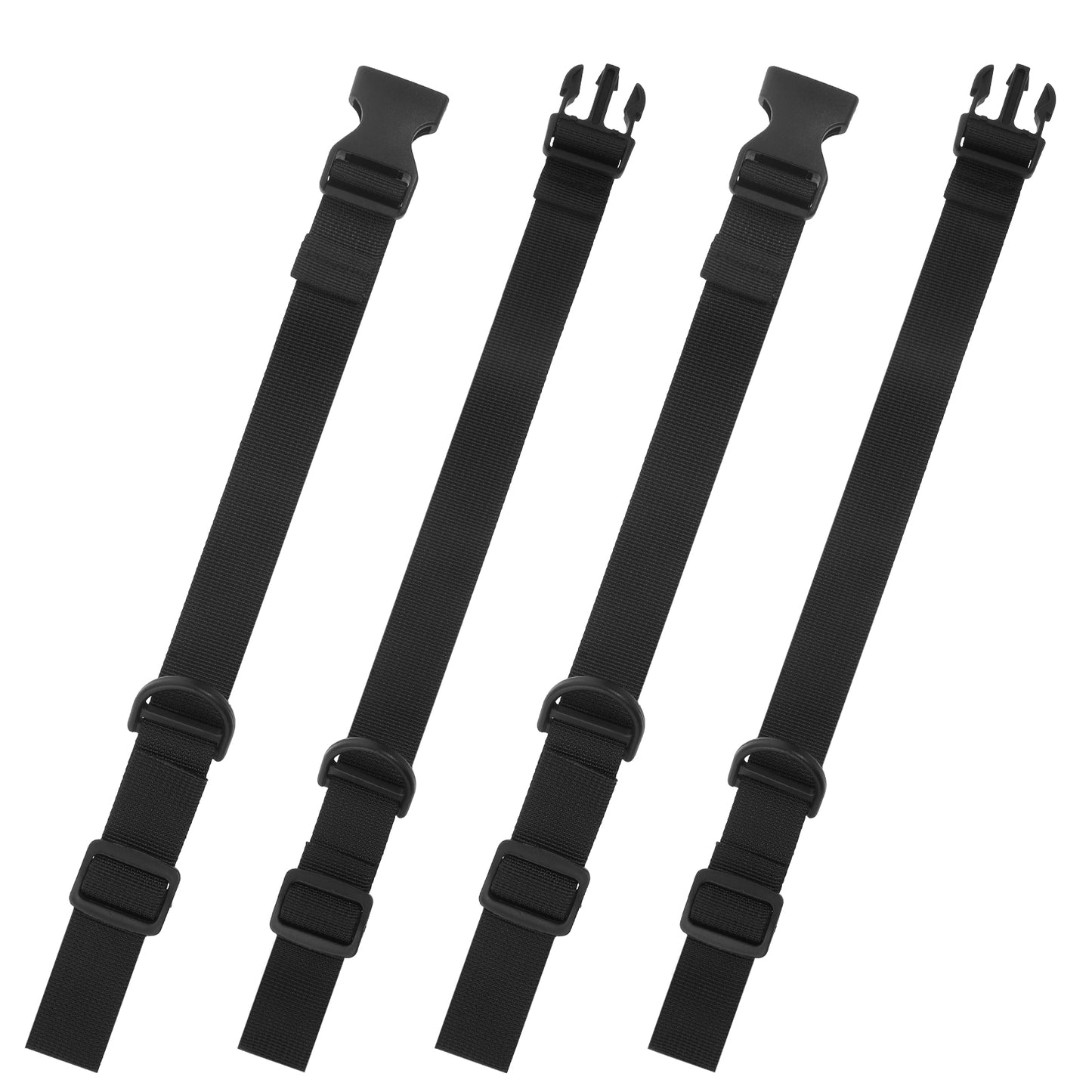 Tucnoeu 2 Pairs Backpack Chest Strap,Adjustable Sternum Strap with Quick Release Buckle,Black Universal Chest Strap for Backpack for Kids Hiking and Jogging