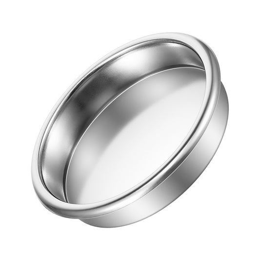 Telooco 58mm Backflush Inser Stainless Steel Backflush Blind Filter, Blind Portal Filter Basket for Espresso Machines to Keep Interior Clean