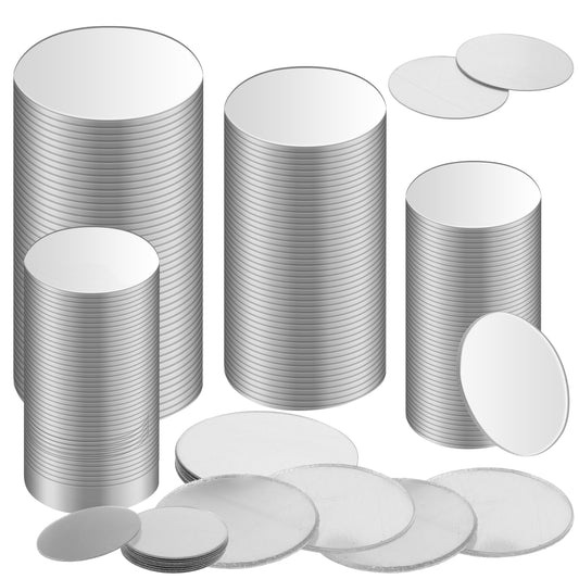 Tucnoeu 40Pcs Mirror Stickers for Walls,Small Circle Mirror,Non-Glass Acrylic Mirrors for Wall and Tabletop Decoration, DIY Home Projects, Decorations (2", 3", 4")