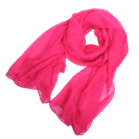 Yolev Chiffon Shawl Wraps for Evening Dresses Soft Silky Womens Scarf Shawl Hot Pink Dress Scarf for Women Wedding Evening Bridal Prom Travel Beach Wrap Scarves