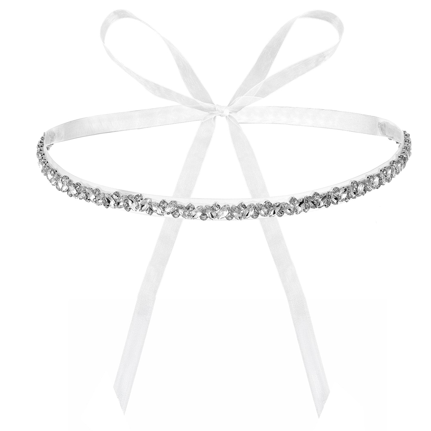 Yolev Bridal Belt Crystal Belt Sash Sparkly Wedding Belt Handmade Rhinestone Belt for Formal Dress Elegant Wedding Belt for Bride Dress Bridesmaid Gowns Dresses Special Occasion