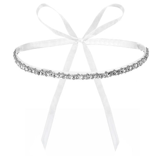 Yolev Bridal Belt Crystal Belt Sash Sparkly Wedding Belt Handmade Rhinestone Belt for Formal Dress Elegant Wedding Belt for Bride Dress Bridesmaid Gowns Dresses Special Occasion
