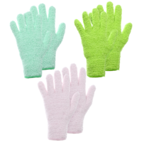 Neyauo 3 Pairs Microfiber Gloves for Plants, Reusable Pant Cleaning Gloves, Plant Dusting Glove for Houseplants Blinds Furniture and Small Objects