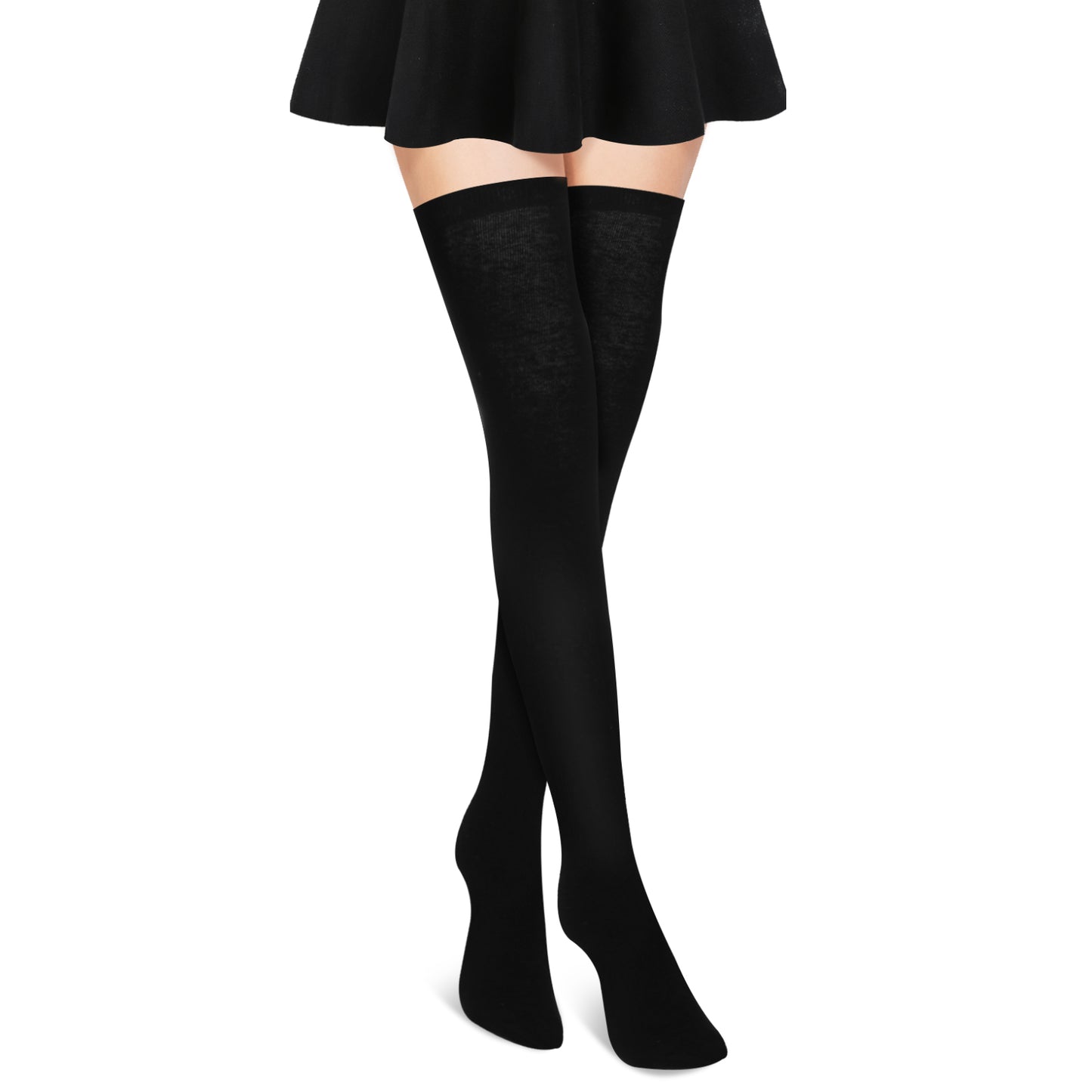 Extra Long Socks Thigh High Socks Extra Long Boot Stockings Cotton Knee High Socks Extra Long Smooth Thigh Grip Knitted Stockings for Women