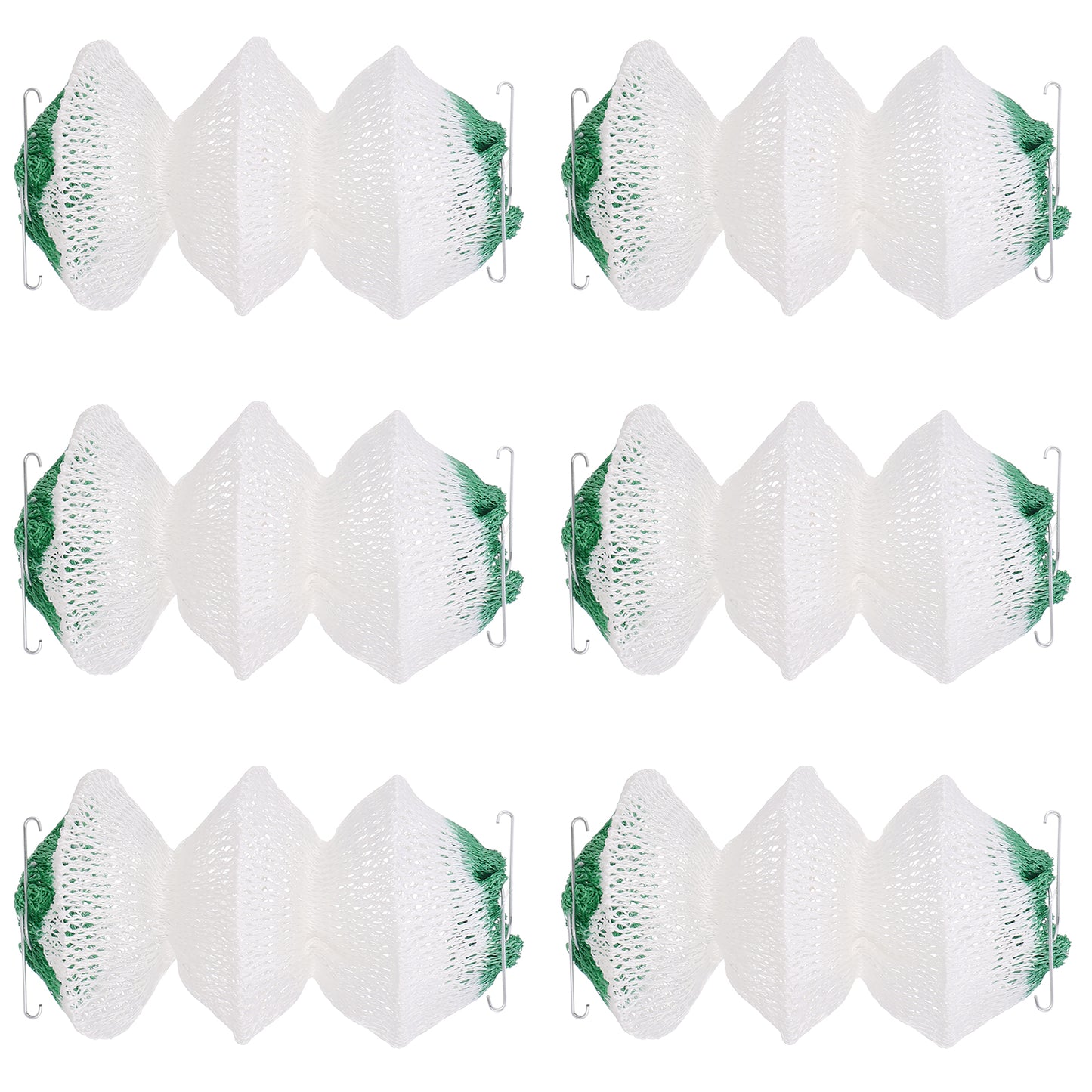 Lusofie 6Pcs Lantern Mantles 3-Layer Gas Lamp Mantles with 2 Install Clip, Propane Lantern Mantles for Outdoor Camping Lights Gas Lantern Kerosene Lantern(White)