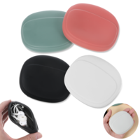 Silicone Headphone Organizer 4Pcs Small Silicone Pouches 4 in 1 Data Cable Storage Case Multicolor Headphone Cord Organizer Reusable Wired Headphones Case for Travel Carry