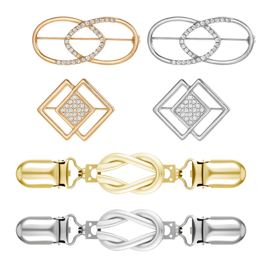 6Pcs Dress Clips Back Cinch, Waist Cincher Clip Vintage Shirt Sweater Clips Fit Sweater Shawl Cinch Shirt Cardigan Clip for Women Clothing