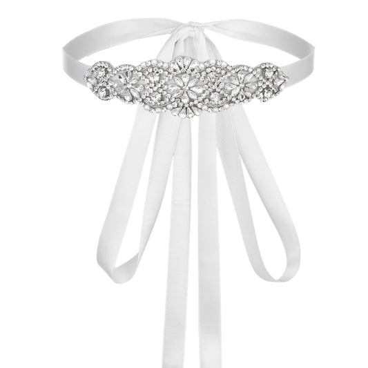 Ziuohaa wedding dress belt - Rhinestone Pearl wedding belt for bride dress For Bride Evening Party Dress