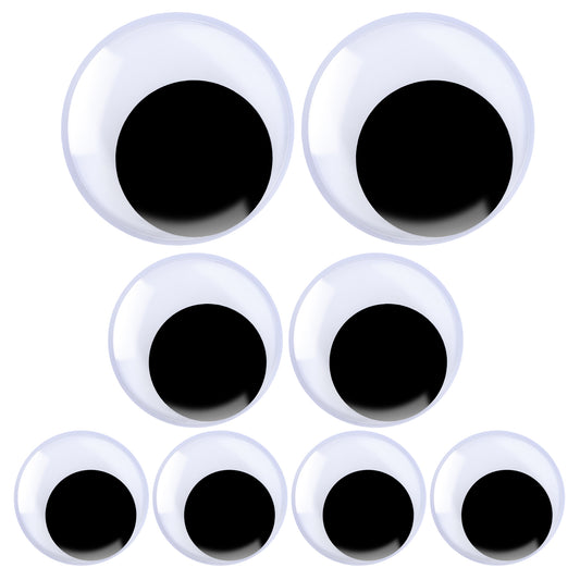 Ziuohaa 8 Pcs Large Googly Eyes Self Adhesive - 5/8/10 cm Giant Googly Eyes