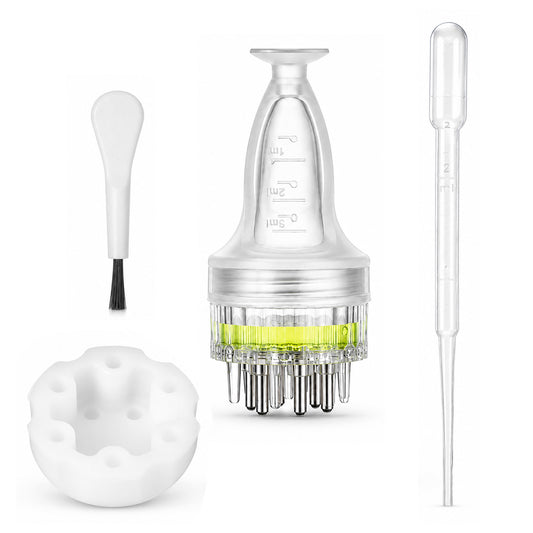 Ziuohaa Hair Oil Applicator for Scalp - Refillable Hair Serum Applicator