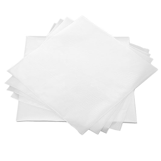 100 Sheets Wash Away Water Soluble Embroidery Stabilizer Water Soluble Embroidery Paper Light Weight Transparent Water Soluble Stabilizer Backing & Topping Film for Machine Embroidery and Hand Sewing