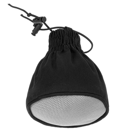 Foldable Travel Diffuser Hair Dryer - Universal Diffuser Attachment for hairdryer for Curly Wavy Hair - Black hot Sock diffusers Heat Resistant Nylon Mesh Cotton Canvas