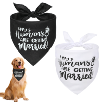 Engagement Gifts, 2 Pack My Humans Are Getting Married Dog Bandana, Dog Engagement Bandana, Dogs Wedding Bandana, Engagements Photo Props Pet Accessories
