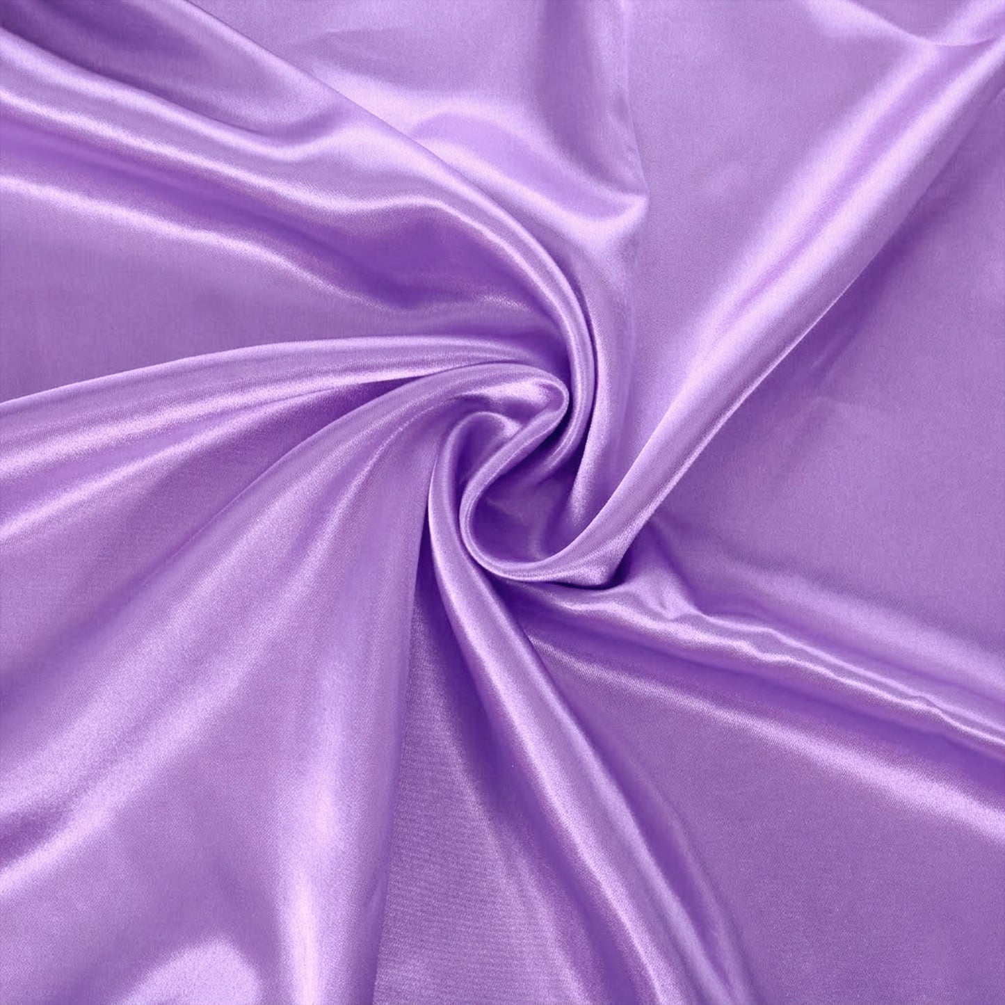 Satin Fabric by The Yard, 60 Inch Wide White Satin Fabric Shiny & Silky Lining Cloth Fabrics for Wedding Dress, Clothing Making, DIY Crafts, Table Cover, Sewing(Light Purple)