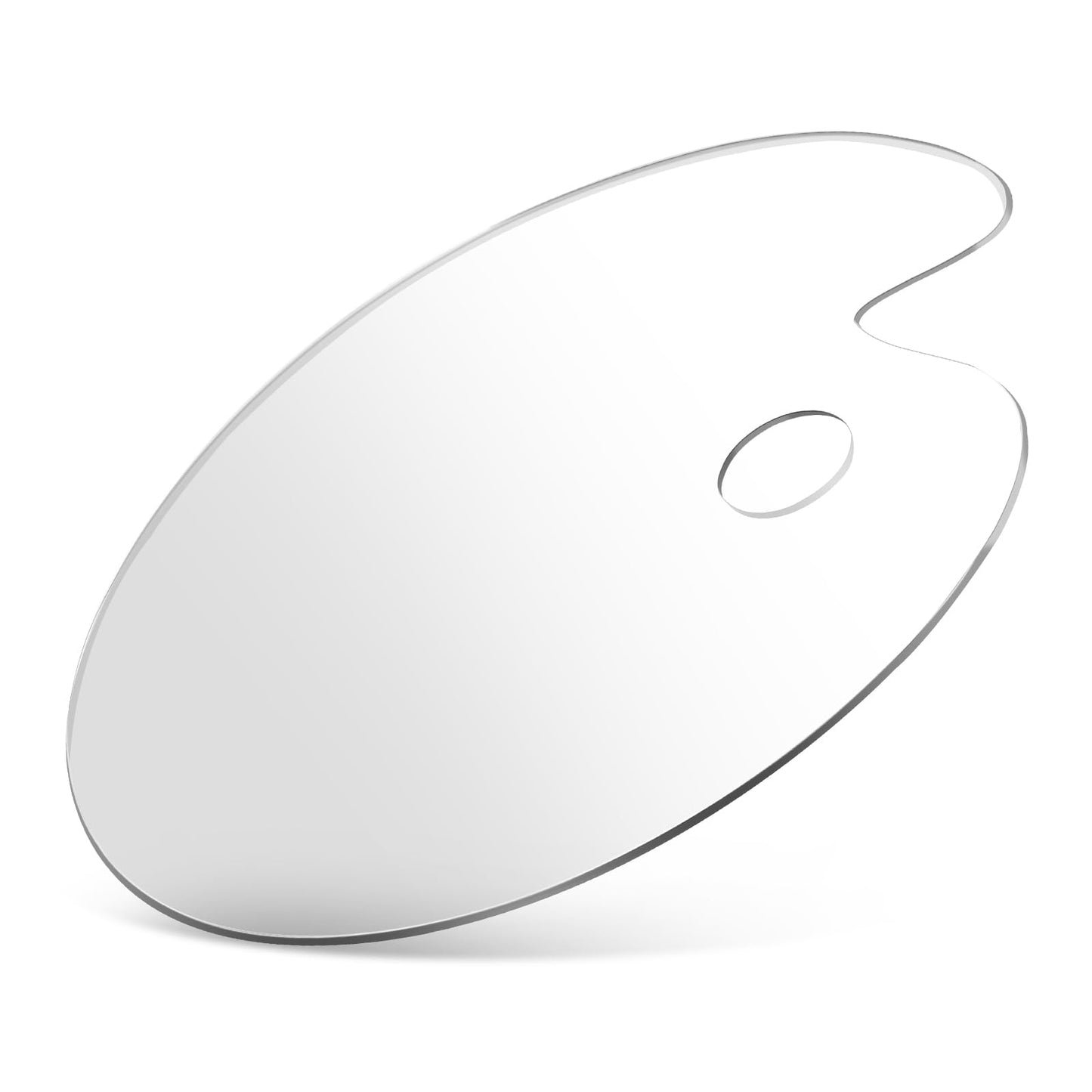 Paint Palette Paper Acrylic Artist Paint Plastic Color Oval Shaped Mixing Craft Painting Palette Mixing Use DIY Art Craft Plastic Painting Paint Palette