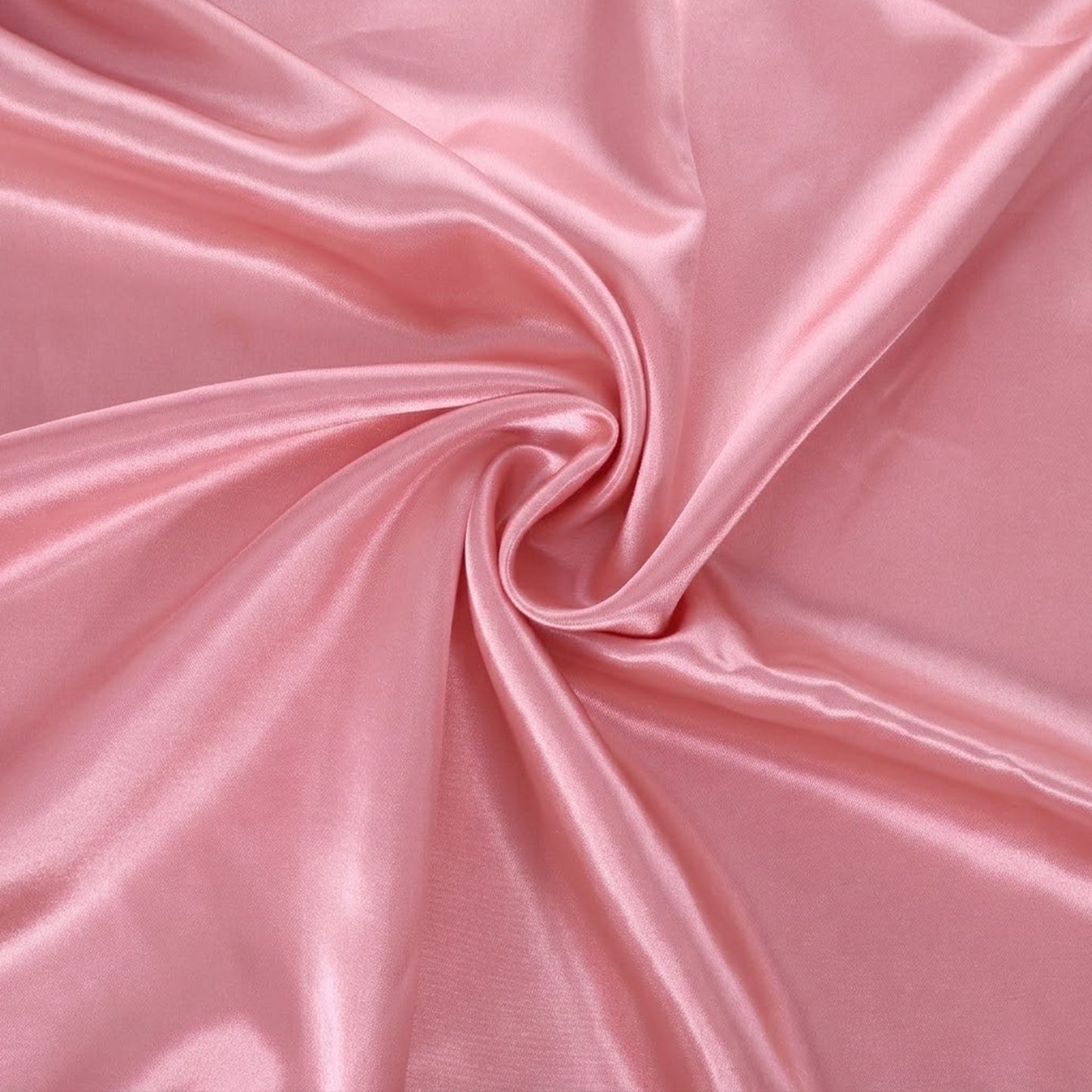 Satin Fabric by The Yard, 60 Inch Wide Rose Gold Satin Fabric Shiny & Silky Lining Cloth Fabrics for Wedding Dress, Clothing Making, DIY Crafts, Table Cover, Sewing(Rose Gold)