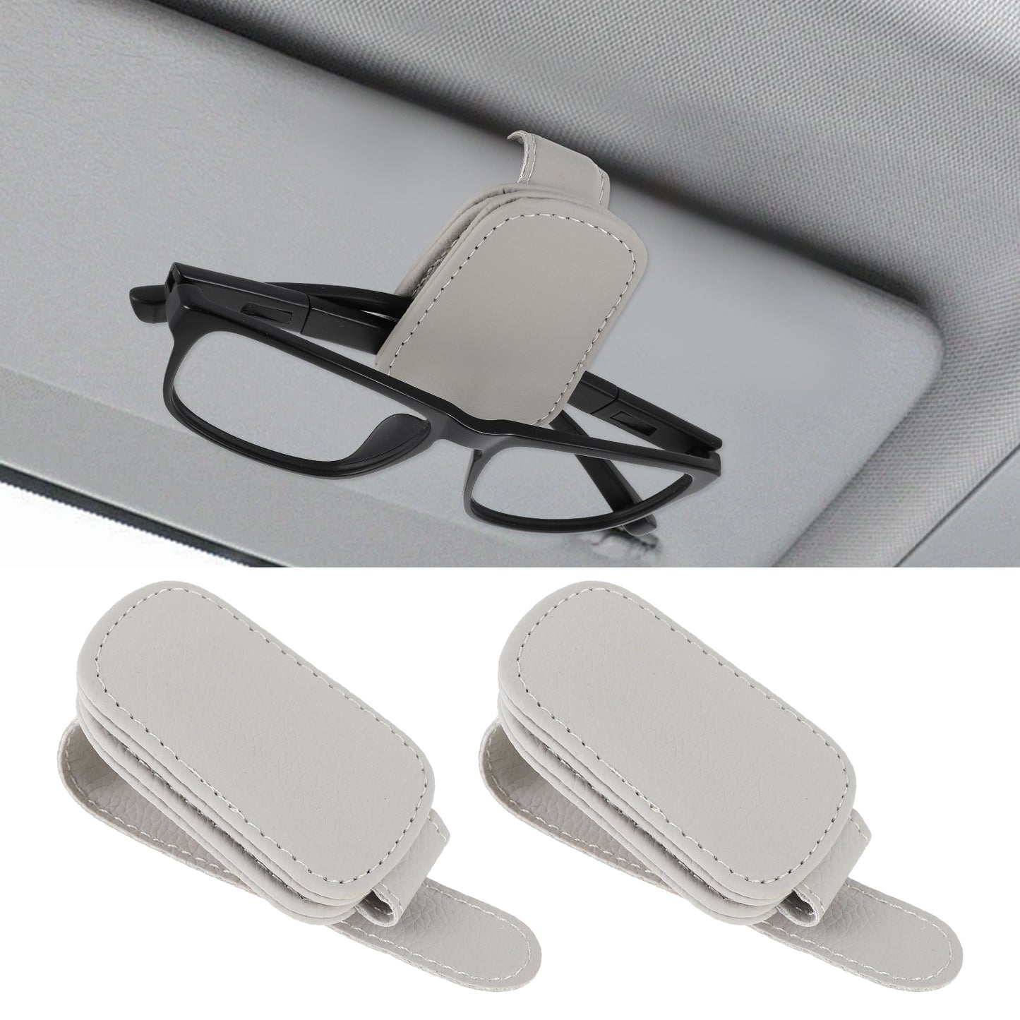 Lusofie 2pcs Sunglasses Holder