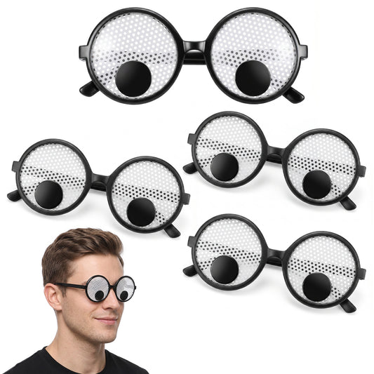 HaiFafafaing Googly Eye Glasses Novelty Funny Googly Eyes Glasses for Party