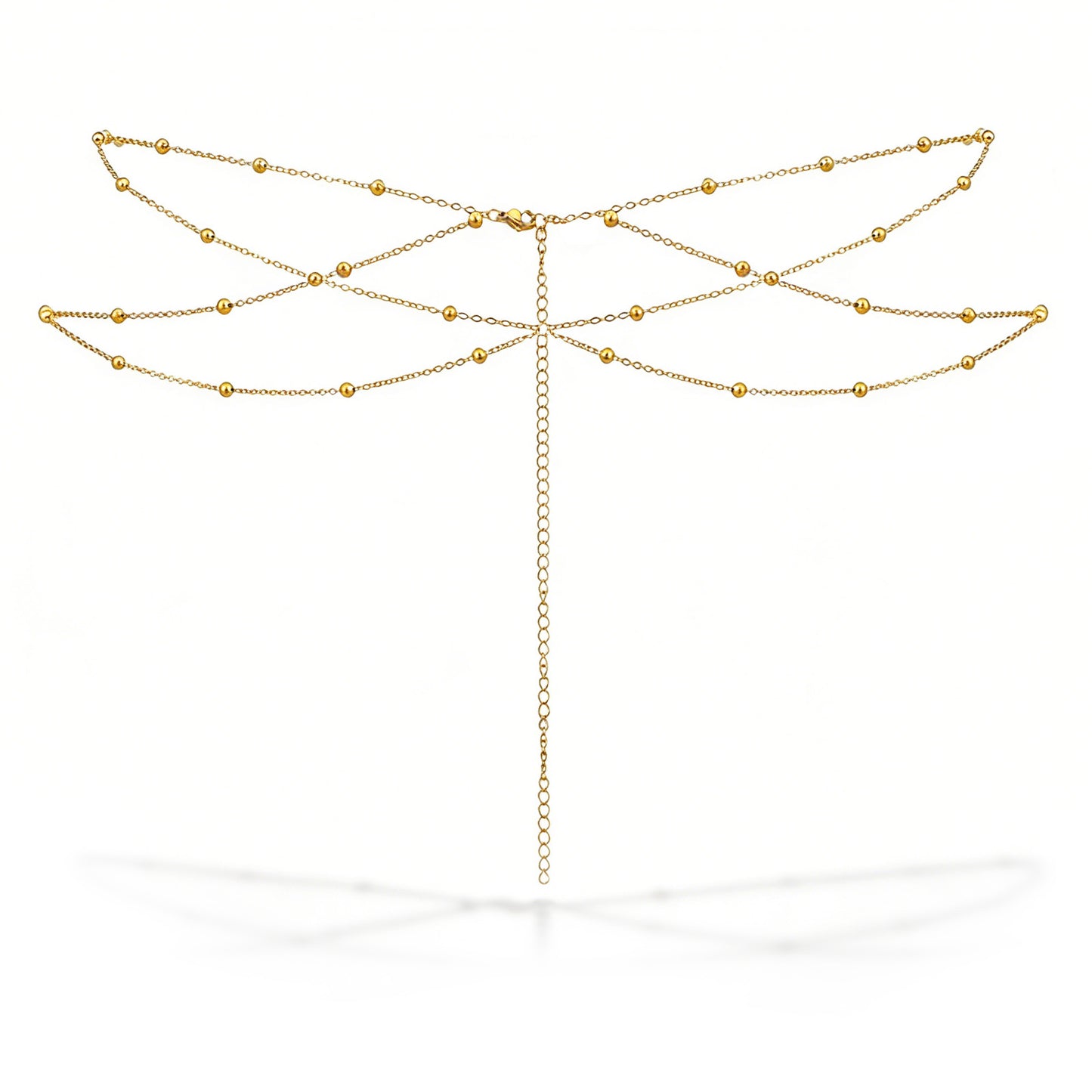 Gold Waist Chain For Women, 2 Layers Adjustable Body Chain, For Wedding Party Anniversary Valentine Christmas