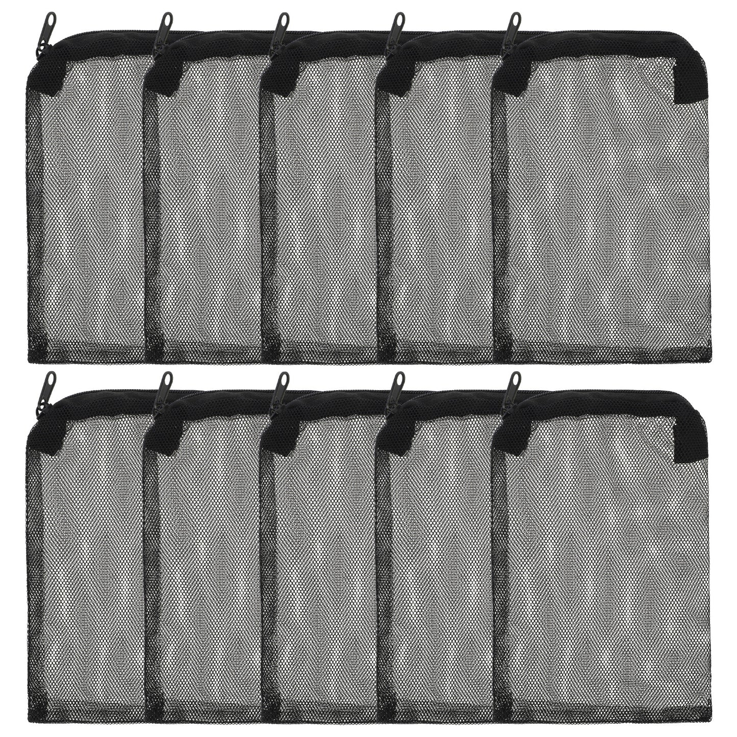 Lusofie 20 Pcs Aquarium Filter Media Bag Mesh Bags With Zipper 4" X 6" Small Fish Tank Filter Small Mesh Bags Reusable Small Aquarium Filter Bag for Activated Carbon Filter Stones Ceramic Rings
