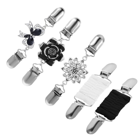 Waist Cincher Clip 5Pcs Vintage Cinch Clip Waist Clip to Tighten Dress Fashion Retro Dress Clips Cardigan Clip for Travel Sweater Cardigan Women Girl Decor Clothing