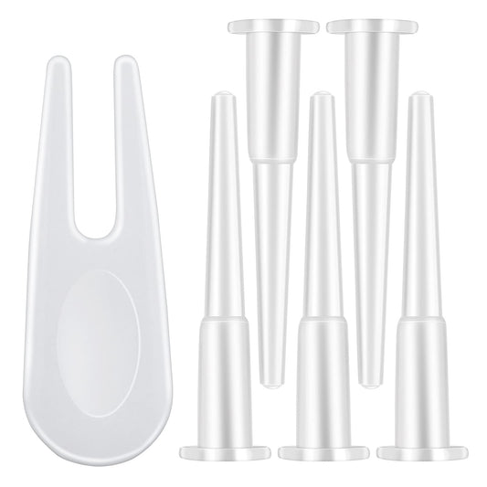 Yolev Exercise Ball Plug Replacement Kit, Yoga Ball Fitness Exercise Ball Air Stopper Plug Pin Adapter Kit Fitness Exercise Sport Yoga Ball Inflatable Bed Pool Air Stopper Plug Pin