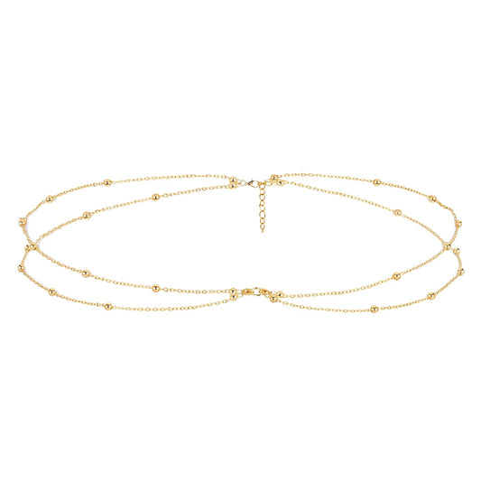 Adjustable Waist Chains Waterproof Simple Gold Waist Chain for Women