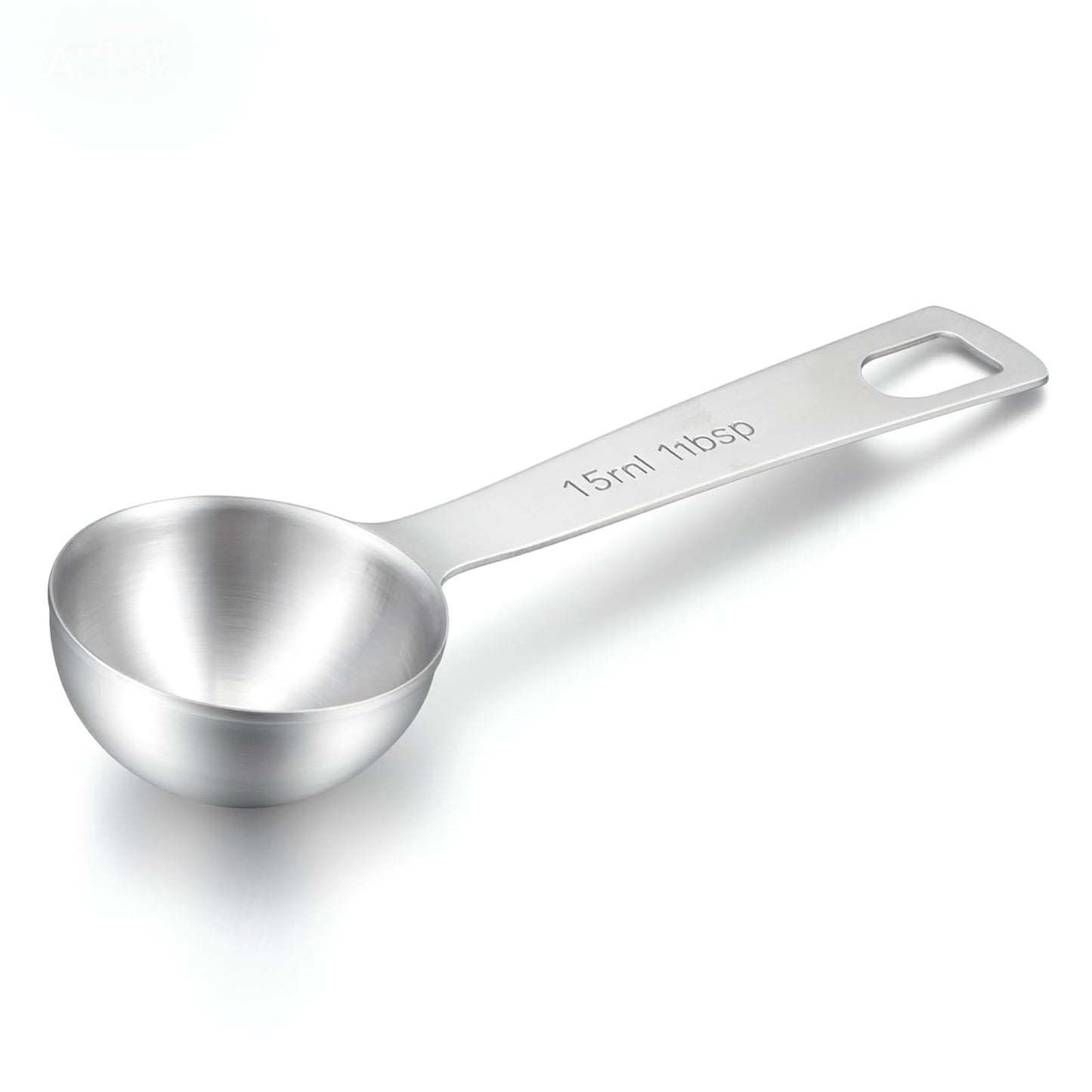 Stainless Steel Teaspoon Measuring Spoons 1 Tbsp (3 tsp, 15ml, 1/2oz) Measuring Spoons Precise Scale Round Bowl Design, Durable Metal Kitchen Utensil