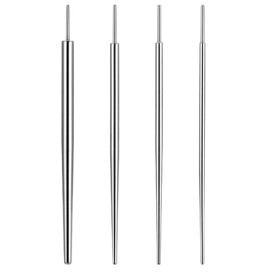 DIVINA VITAE 4Pcs Piercing Taper Insertion Pins 20G 18G 16G 14G Piercing Taper Insertion Tool Stainless Steel Piercings Needle Kit for Threadless Jewelry Tool