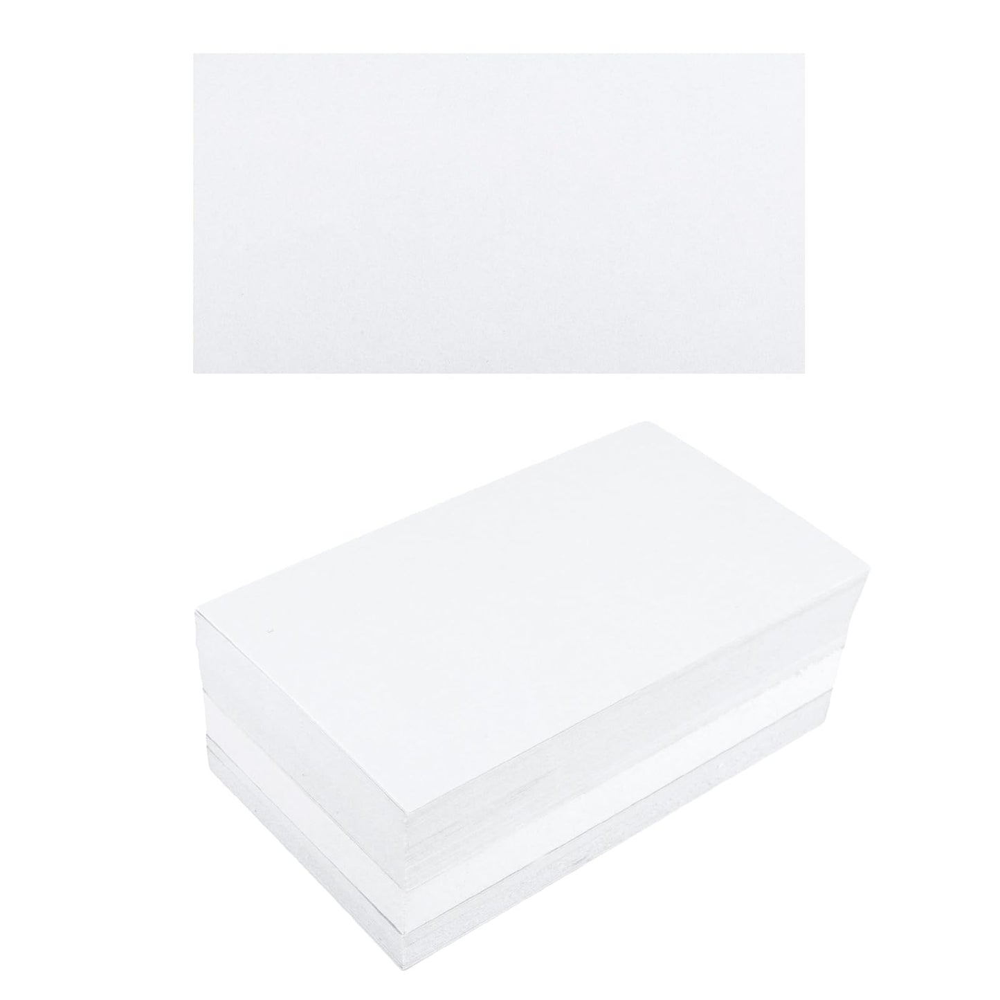 100 Pack Thick White Card Stock for Card Making Blank Heavy Cardstock Paper White Printer Paper Scrapbook Cardstock Sugar Paper Invitation White Construction Paper for Kids Adults(2x3.5 inches)