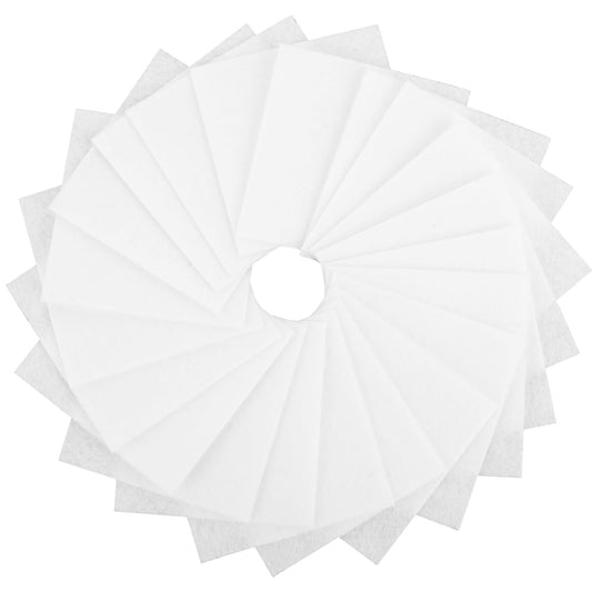 Lusofie 60Pcs White Felt Sheets 4"x4" Felt Squares 1mm Thick Felt Fabric Pre-Cut Felt Sheets for Crafts Patchwork Sewing DIY