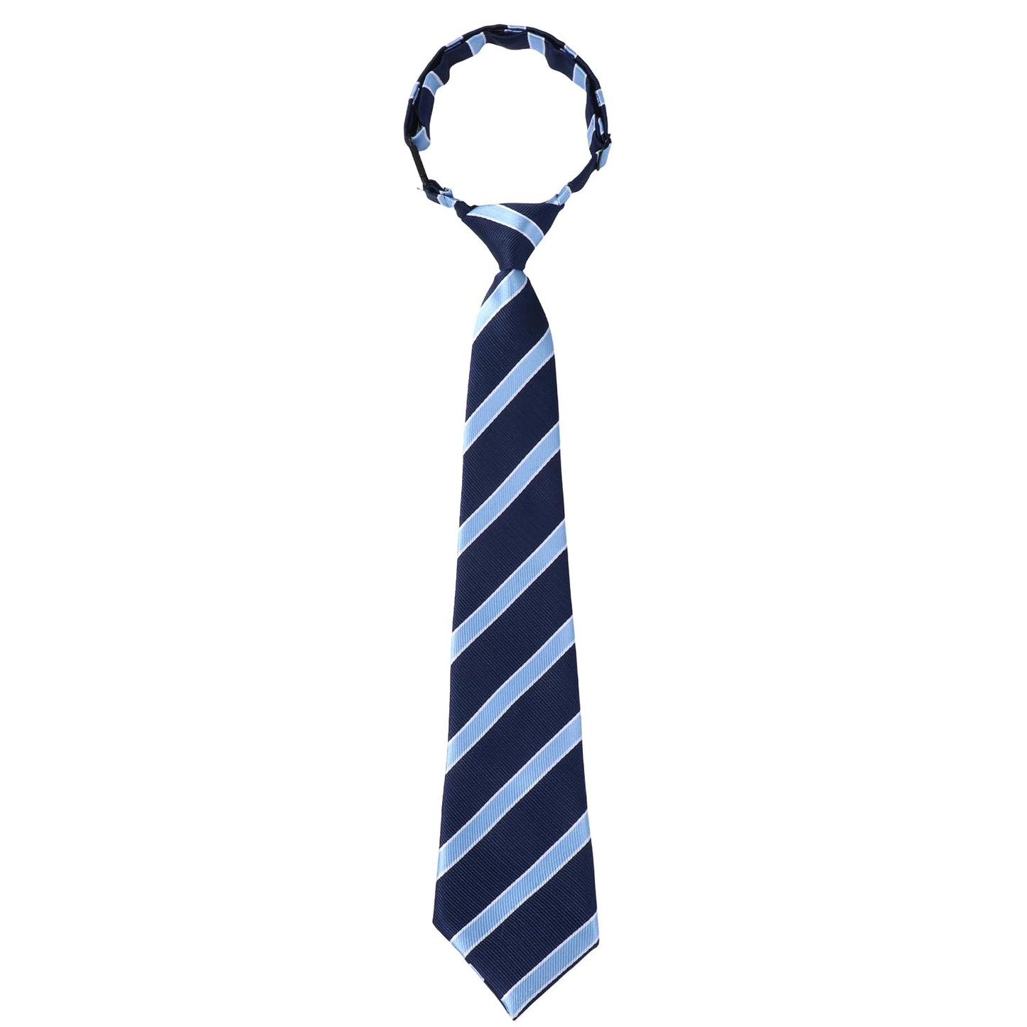 HaiFafafaing Magical Blue Striped Pre-tied Tie for Boys and Girls, Striped Neckerchief, Printed Tie Striped for School Uniforms, Graduations, Weddings, Cosplay and Leisure, blue, 34 cm × 7 cm