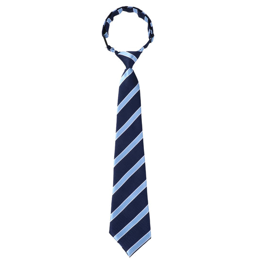 HaiFafafaing Magical Blue Striped Pre-tied Tie for Boys and Girls, Striped Neckerchief, Printed Tie Striped for School Uniforms, Graduations, Weddings, Cosplay and Leisure, blue, 34 cm × 7 cm